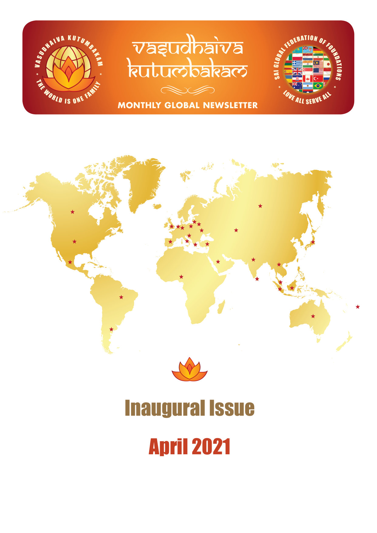 Issue 1 April 2021 — newsletter cover