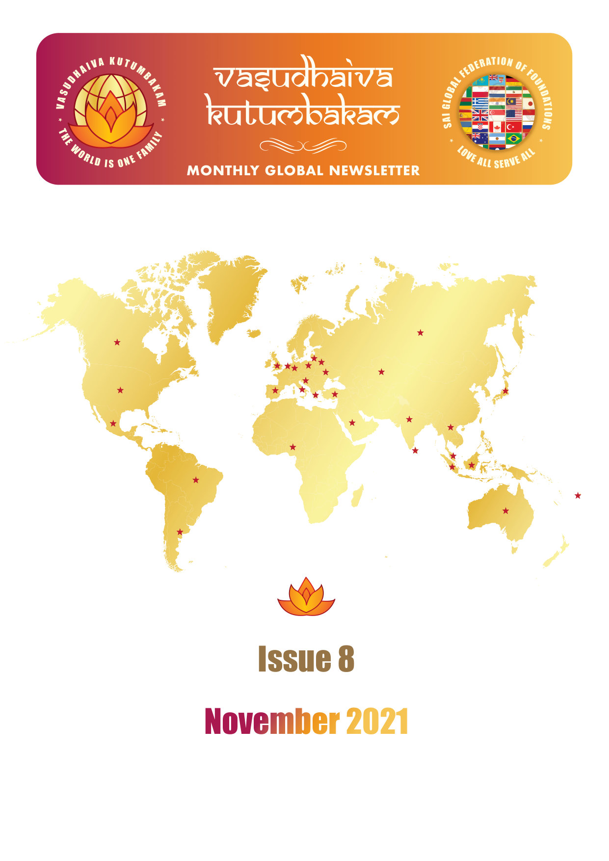 VASUDHAIVA KUTUMBAKAM NOV 2021 — newsletter cover