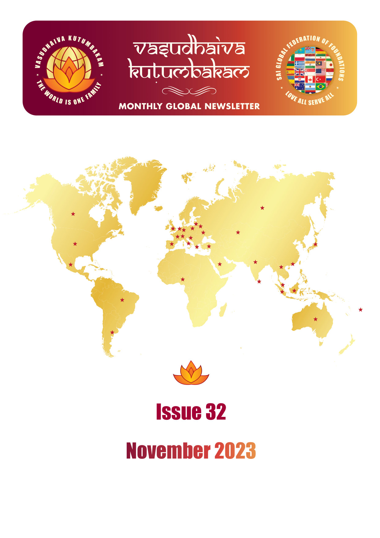 VASUDHAIVA KUTUMBAKAM Nov 2023 compressed — newsletter cover